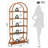 Versatile Display Rack,5-Tier Bookshelf,Compact Arched Bookcase