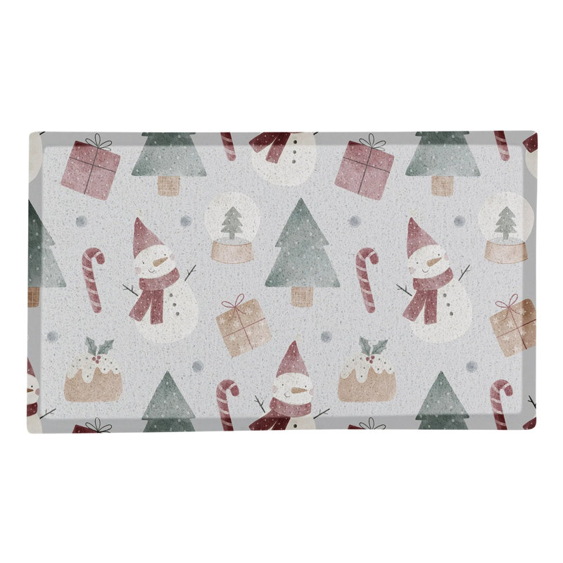 Non-Slip Christmas Doormat
