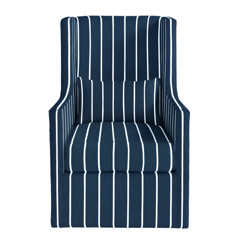 Noel Club Chair, Denim Cotton