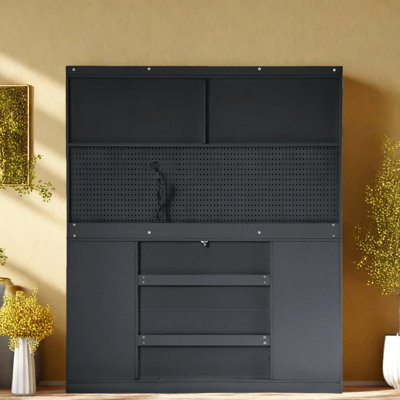 Sideboards & Buffets Storage Hutch, Mdf Modern Coffee Bar For Kitchen