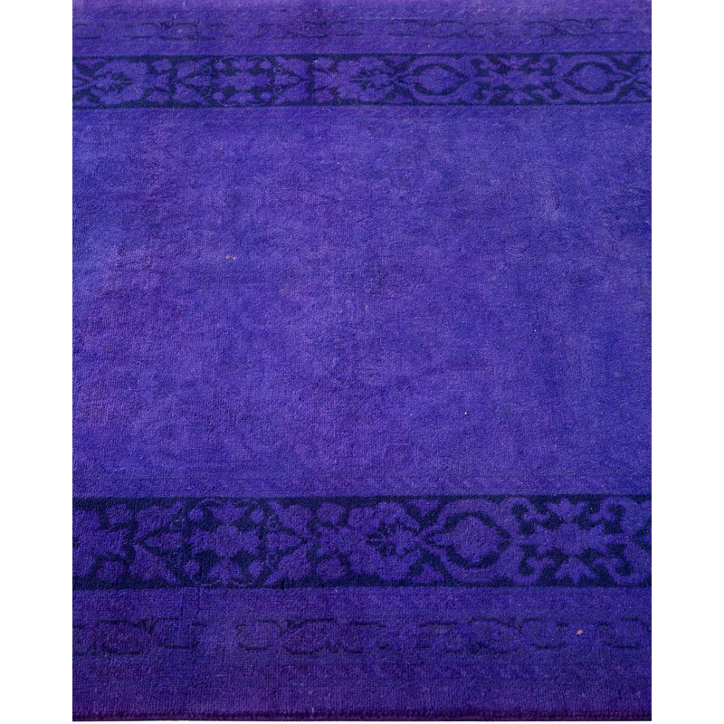 Tapis mauve unique 2 pi 8 po x 18 pi Zanthia