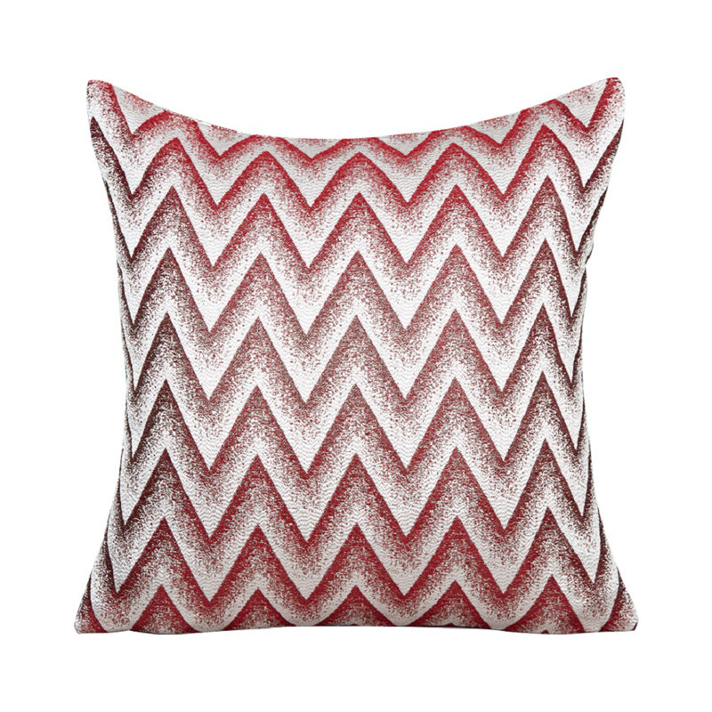 Housse de coussin décorative Indiana, Bourgogne, Housse de coussin seulement - sans coussin