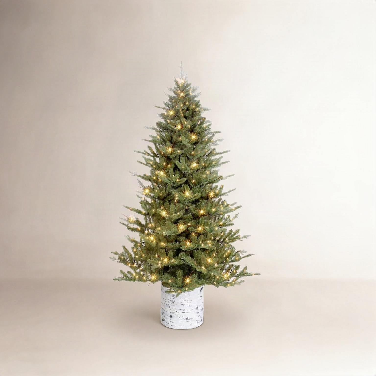 78' Lighted Artificial Pine Christmas Tree