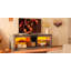 Nabria 55" length  TV Stand Cabinet With Glass Shelf & RGB LED Lighted for up to 65" TVs-1923222134