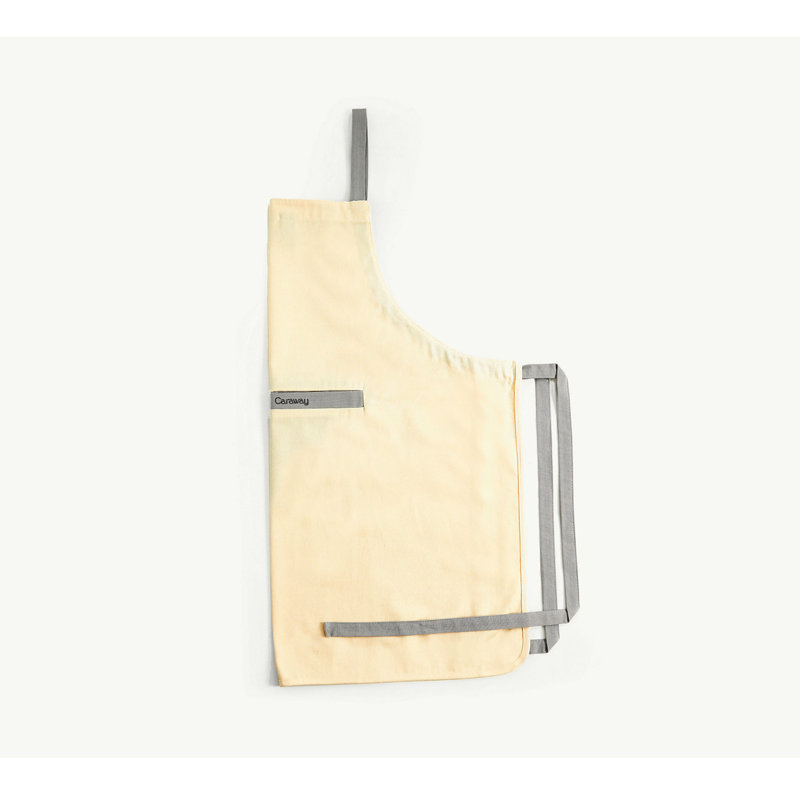 2 Pocket Linen Apron, Cream