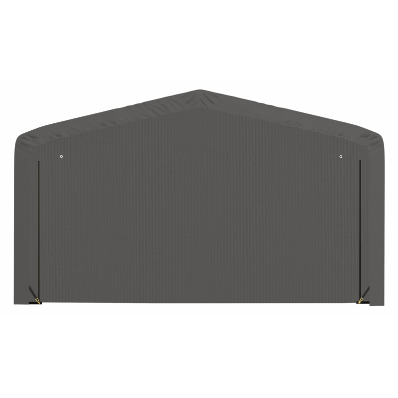 ShelterTube Wind and Snow-Load Rated Garage, 20x23x12 Grey, 20 H' x 27 W' x 12 D'