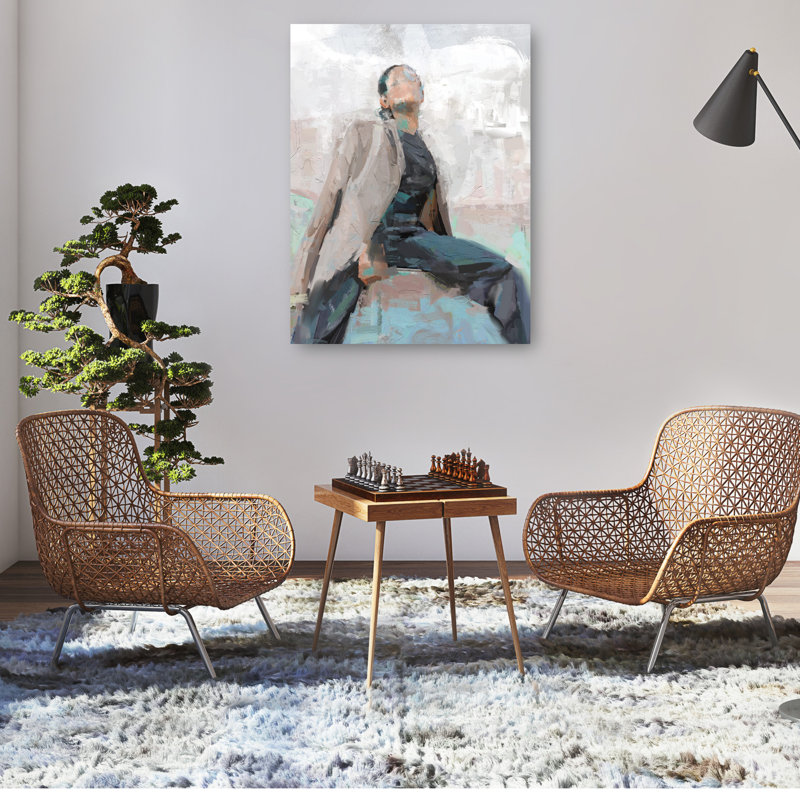 Muse I by Studio Arts Canvas Art Print, 14" H x 11" W x 1.5" D