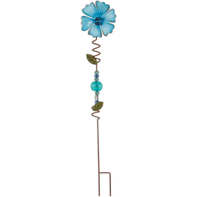 Mini piquet à fleur bleue Sprial - 441D171B7B344D518F93738C119E5C10