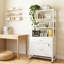 Armoire de bureau 2 tiroirs avec bibliothèque
