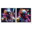 Gaener - Ensemble de 2 collages carrés fantaisie et science-fiction-101853927-101853930