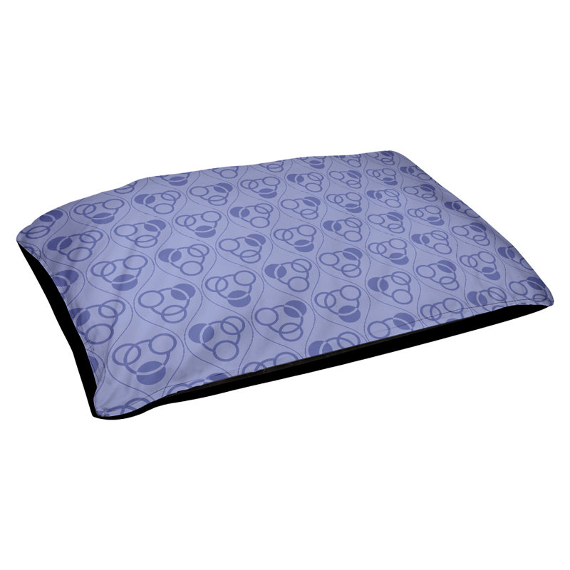 Coussin pour chien Chen, Bleu, Petit (l 28 po x P 18 po x H 6 po)