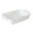 Gibson Home Gracious Dining 2.5-Quart White Stoneware Baking Dish with Handles â€“ Rectangular Oven Safe Casserole & Roasting Baker-122094041