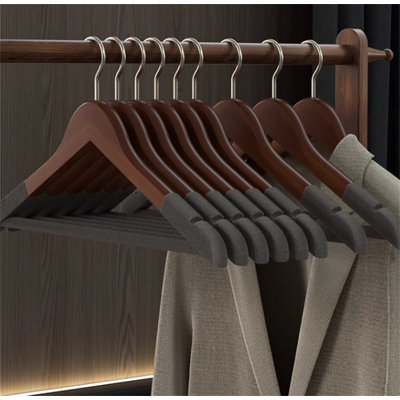 Cintre standard en bois antidérapant pour robe / chandail Nyssa
