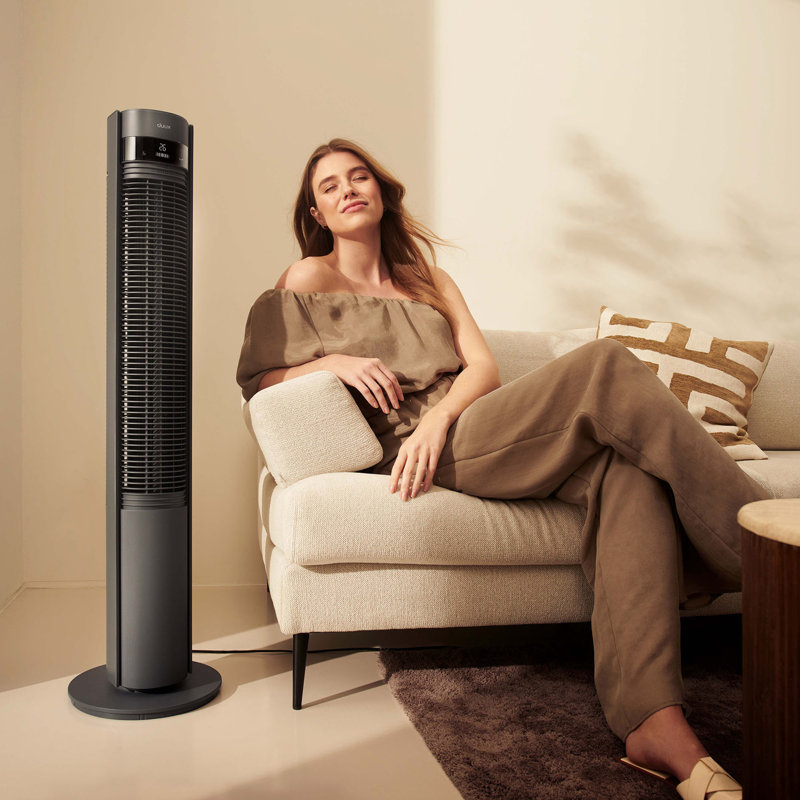 Elevate Smart Tower Fan - Grey, Grey