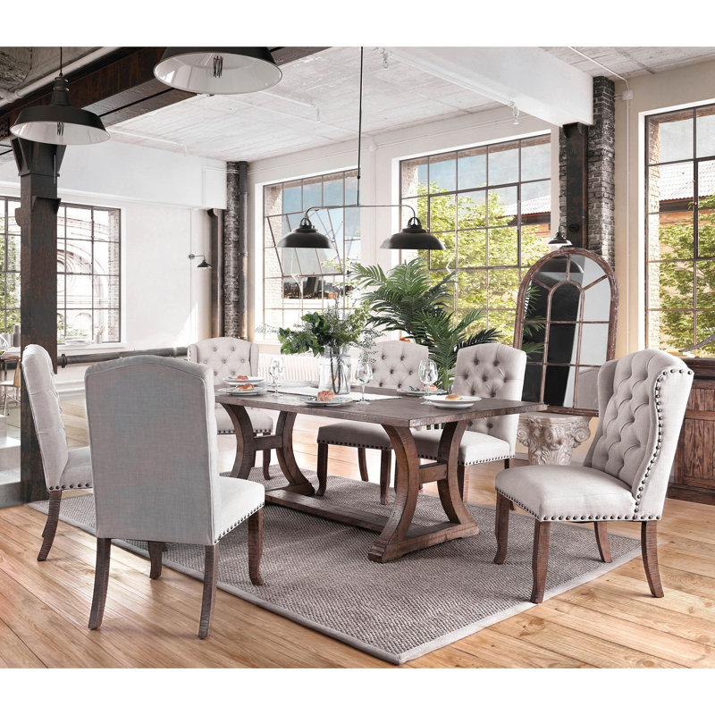 Wilfred Wood 7-Piece Dining Table Set