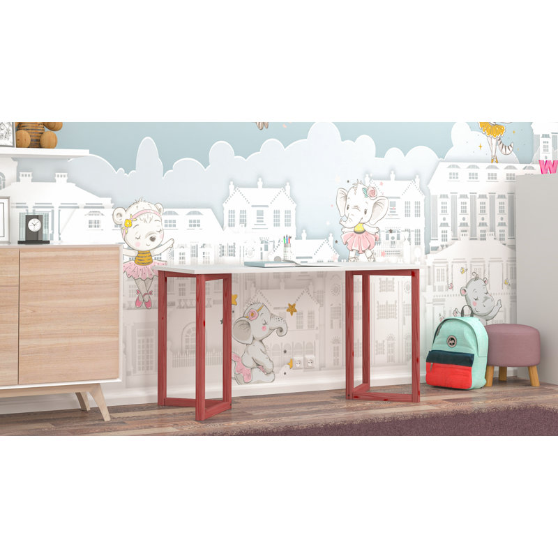 Bettie 47cm Writing Desk, Red