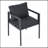 All-Weather Aluminum Frame Outdoor Dining Chair Set With Comfortable Fabric Cushions, Supports 300Lbs-200514811