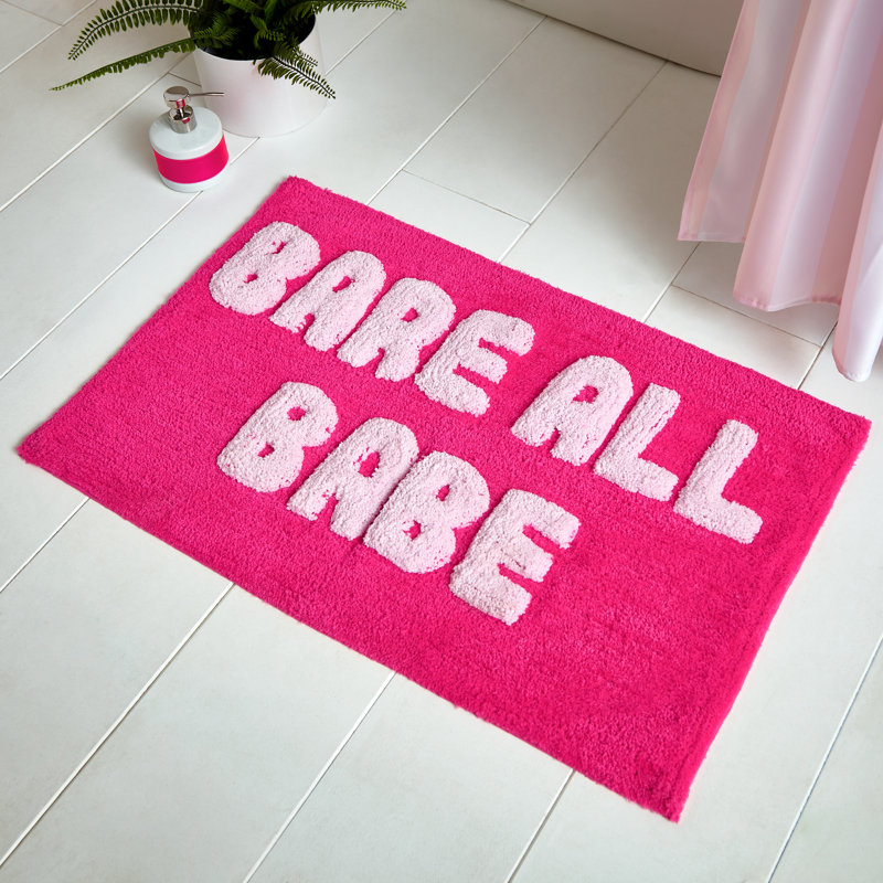 Bate it all Babe Cotton Bath Mat