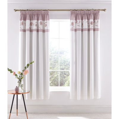 Catherine Lansfield Eyelet Room Darkening Curtains