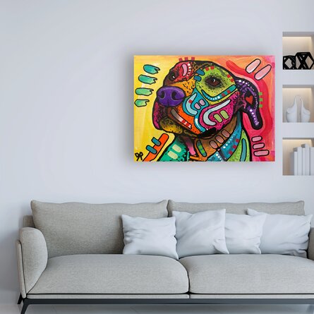 " Fido " by Dean Russo Painting Print on Canvas
