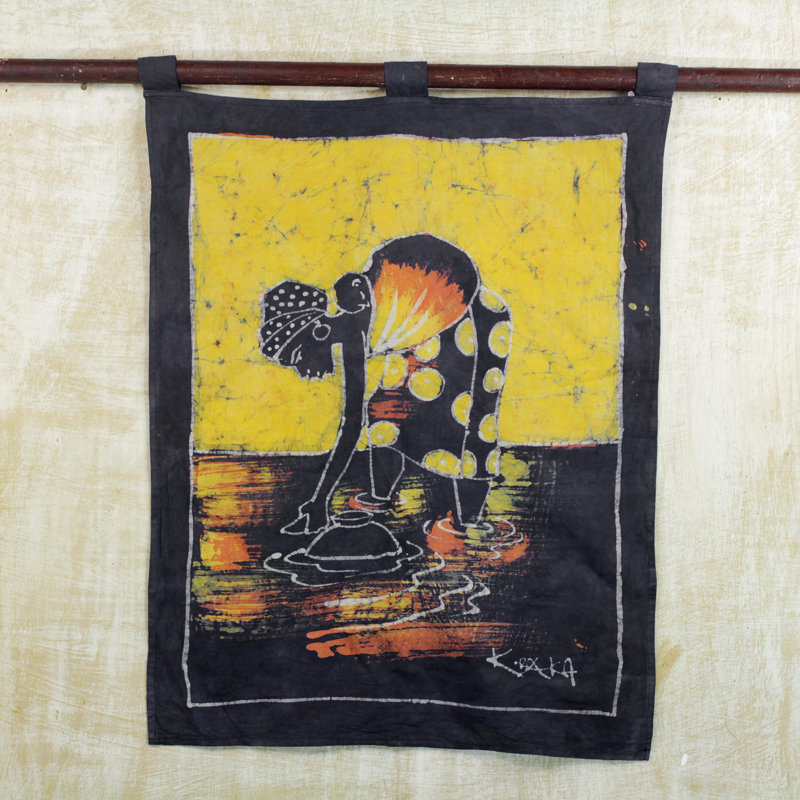 Tapisserie «Cotton Woman At The Lake»