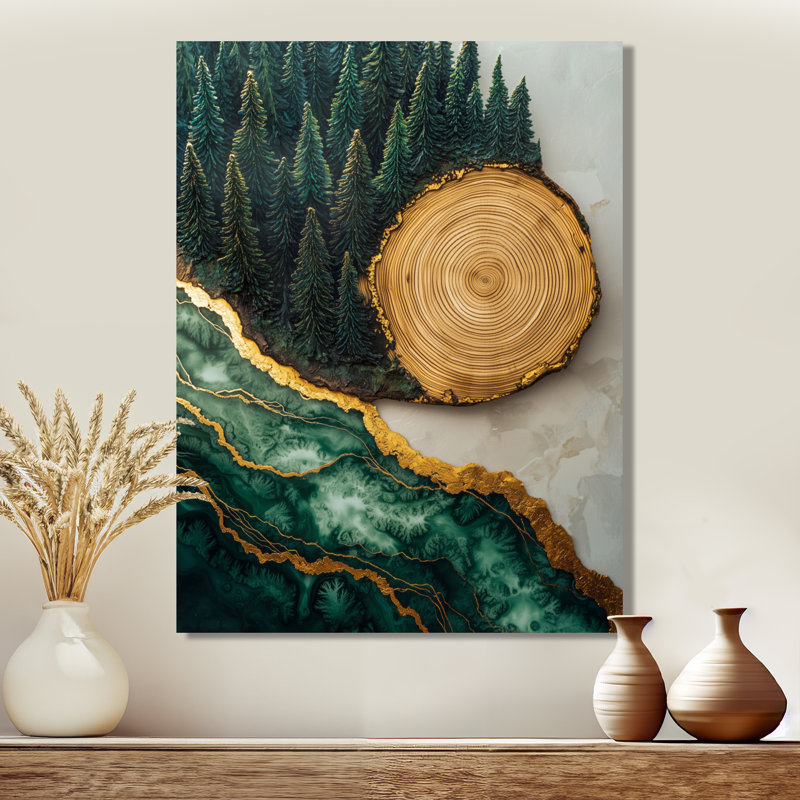 Décoration murale Getuta - Paysages, H 32 po x l 24 po, Toile tendue, Ne s’applique pas