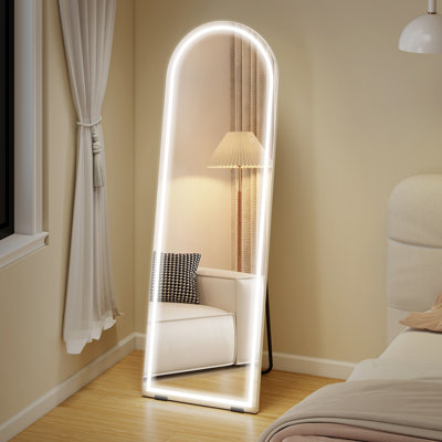 Miroir pleine grandeur avec lumières réglables