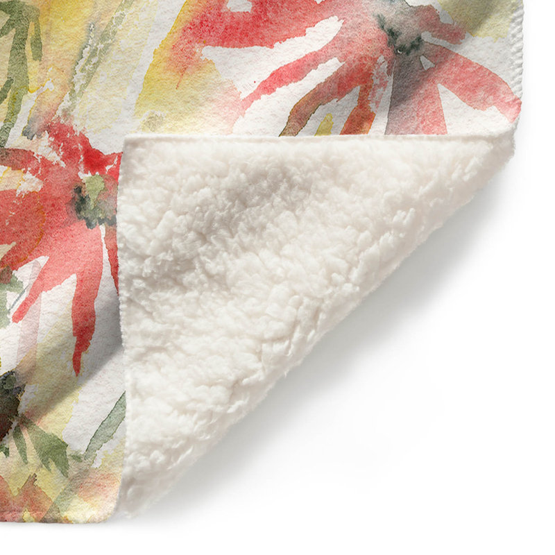 Couverture en Sherpa doux gurenich, 51 po x 60 po