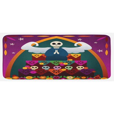 Tapis de cuisine Sugar Skull