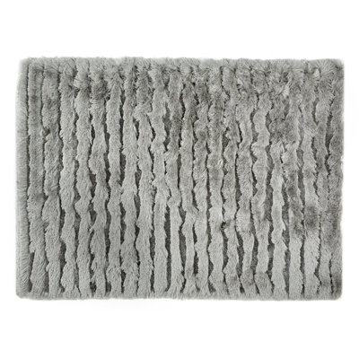 Jewell Machine Woven Silver Indoor Rug
