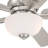 Dines 52 in. Indoor Brushed Nickel Transitional Ceiling Fan with (2) 3000K LED Bulbs, Frosted Shade, Remote Included-1710546002-1710546001