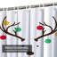 Rideau de douche transparent transparent, rideaux de douche pour la salle de bain avec 12 crochets-2145246215