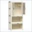 Armoire portative à 4 cubes avec portes magnétiques et tringle