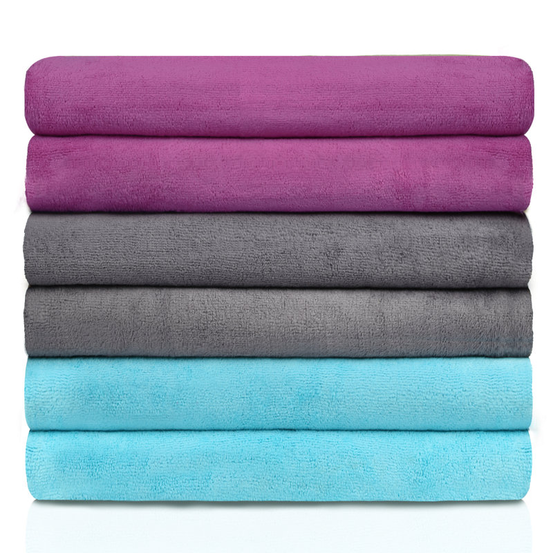 Makendy Bath Towel, Purple/Gray/Light Blue