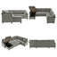 Canapé-lit modulaire en U 109,9 "Smart-1580011236