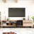 Modern Tv Stand For 80-Inch Tvs, Double Storage Precedence. Media Console With Drop Down Door, Cable Management, Entertainment Unit 80'' Cabinet Storage, Proficiency. Doors, Hole, Adjustable Shelf,-1018885444