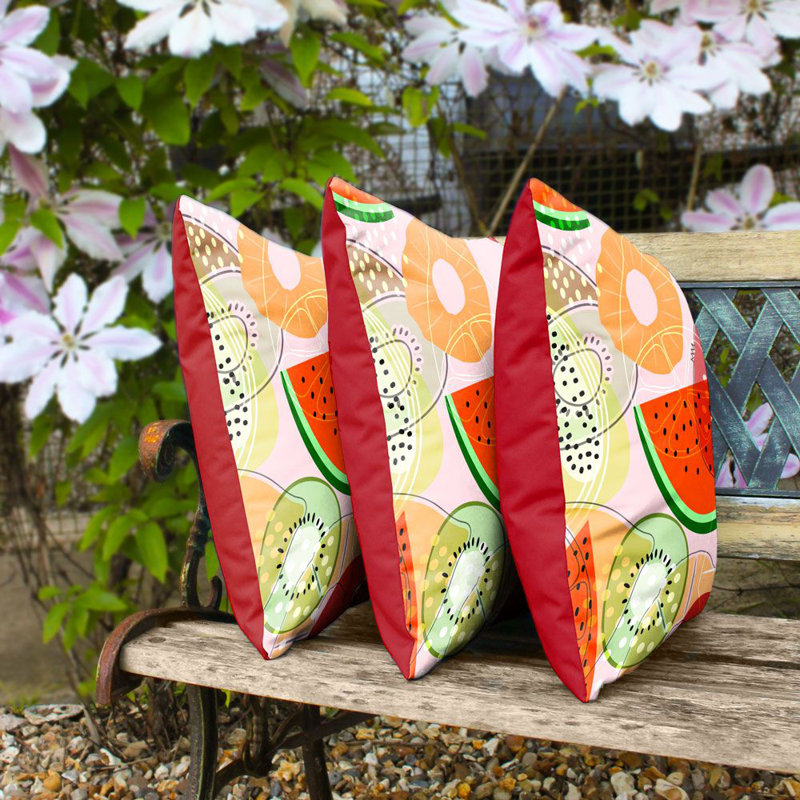 rucomfy Beanbags Indoor/Outdoor Scalloped Squarbie Beanbag. Pre Filled Floor Cushion, Armchair or Lounger. Water & UV Resistant