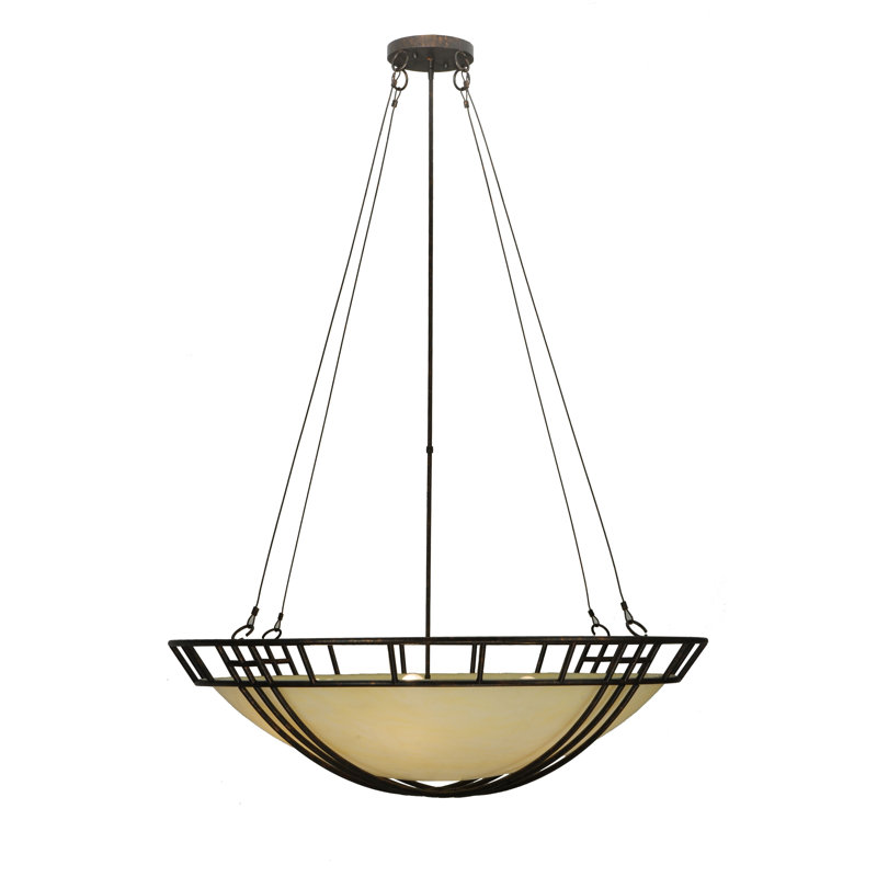 48"W Flowing Cross Inverted Pendant