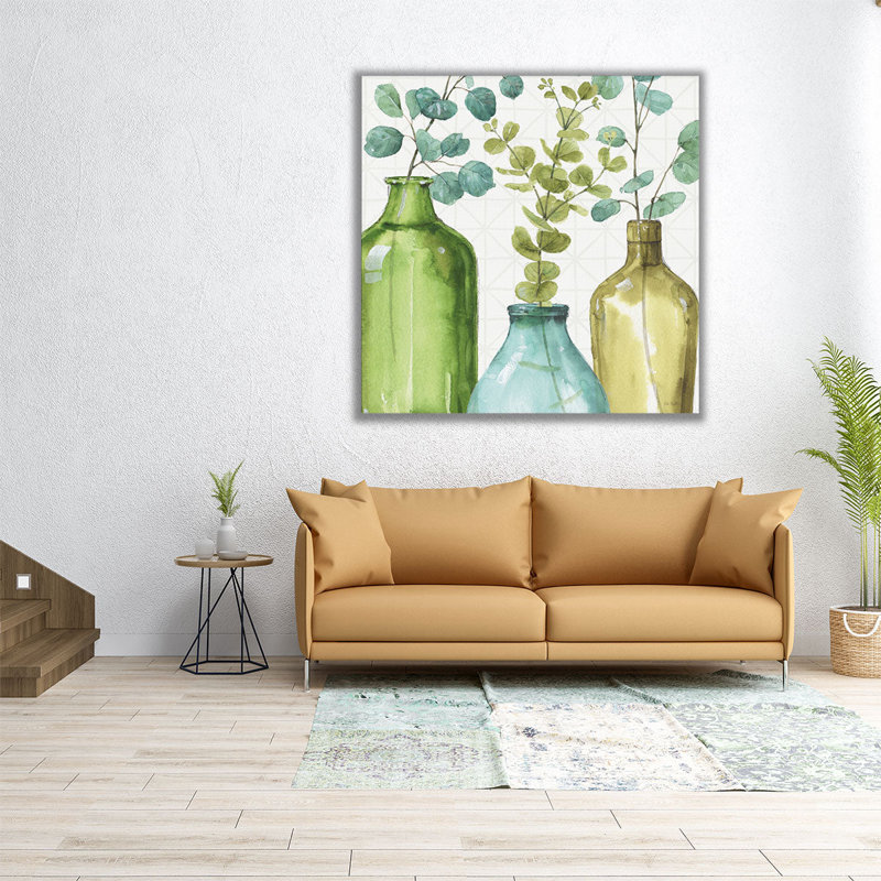 Mixed Greens LVI - reproduction d'art sur toile, H 12 po x l 12 po