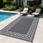 Grand tapis en plastique géométrique pour camping, porche, véhicule récréatif, réversible, imperméable-129890831-129890832