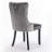 PU and Velvet Upholstered Dining Chair-622743635