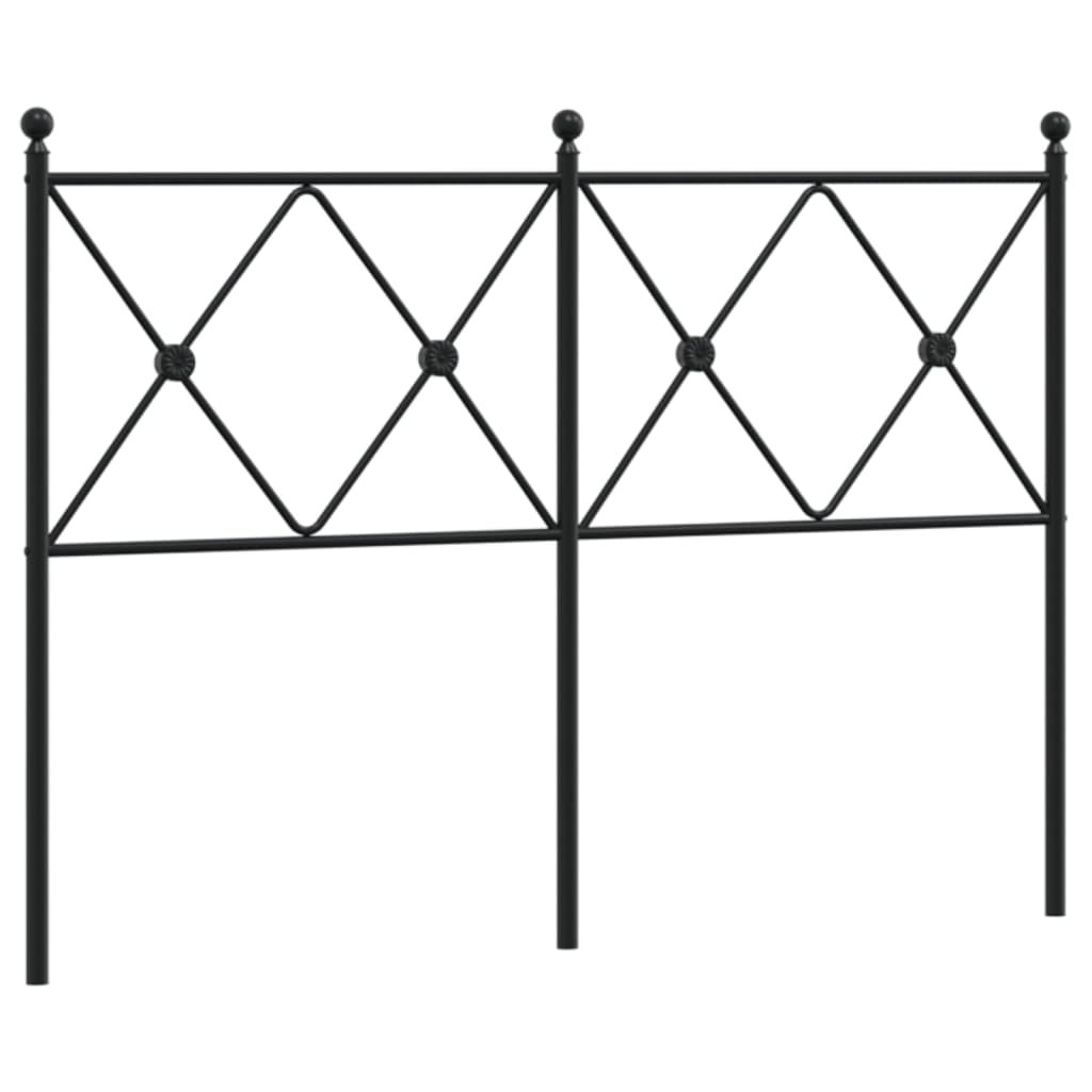 17 Stories Metal Headboard White 137Cm