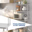 Rebrilliant 36'' 2-tier Overshelf For Prep & Worktable Stainless Steel Adjustable Lower Shelf
