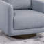 Fauteuil d'appoint pivotant en tissu Boucle-207165185