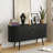 Rosene Modern Wood TV Stand with Storage and Adjustable Shelves for TVs up to 60"