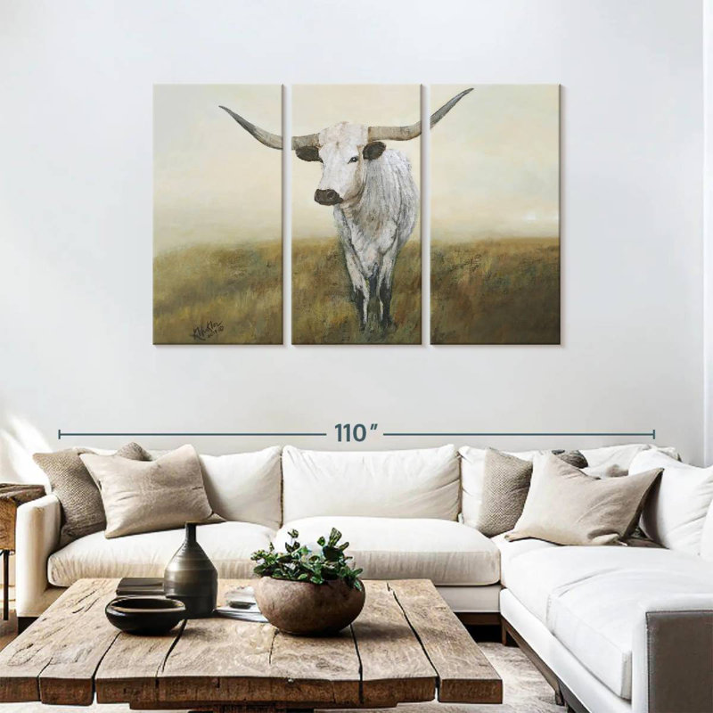 Brampt Knight en satin blanc II, H 48 po x l 74 po