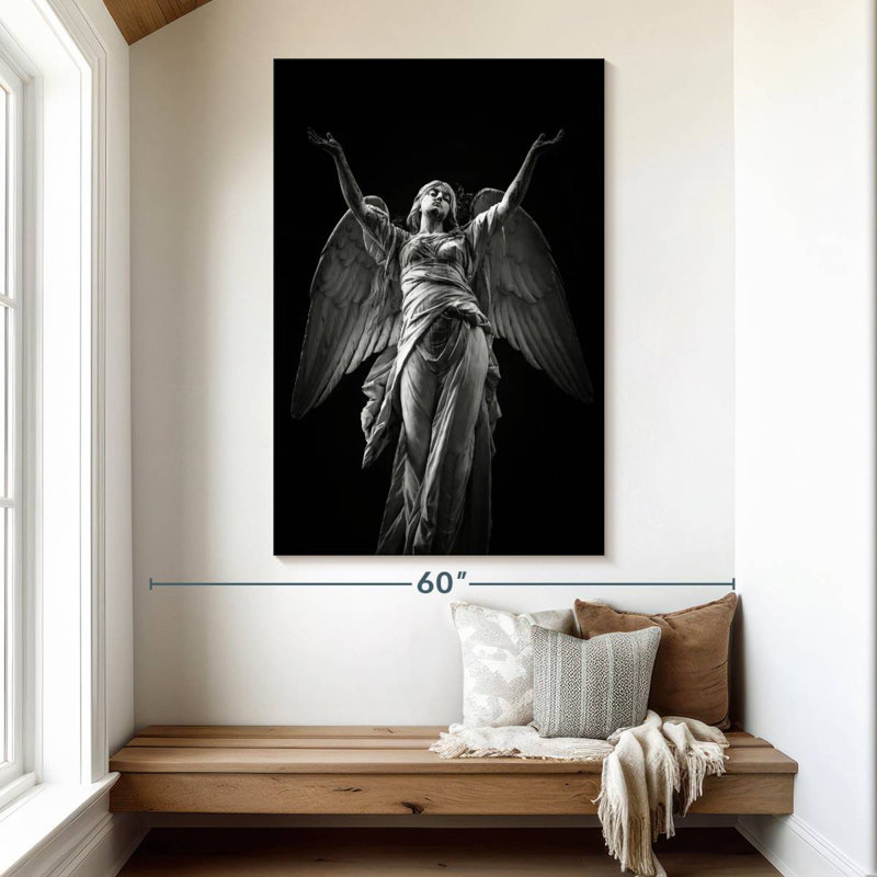Lilie Angel Statue, 51" H x 34" W
