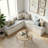 L-Shaped Storage Bench With Cushion, Corner Bench Seating For Dining Room, Kitchen, Entryway, White-1204011068-1204011070