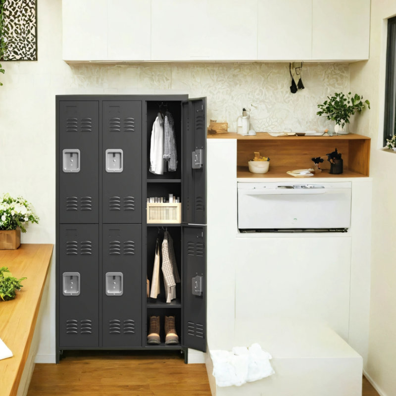 6-door 72-inch High Metal Locker