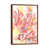 Classic Brown Wood Floater Framed